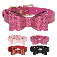 Bling Glitter Dog Leather