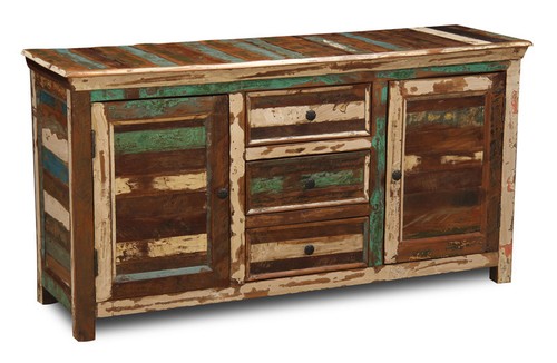 Solid acacia wood - wood, reclaimed