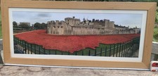 Remembrance Day Tower of London poppies framed print by His Majesty’s printers