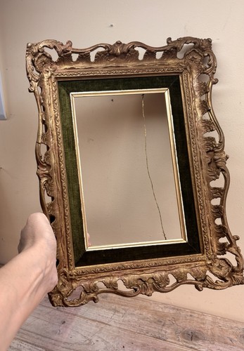 Baroque antique picture - , frame