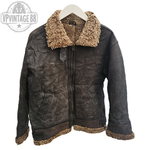 Vintage aviator bomber - b-3,