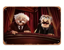 Muppets Grumpy Old Men Waldorf and Statler metal wall sign