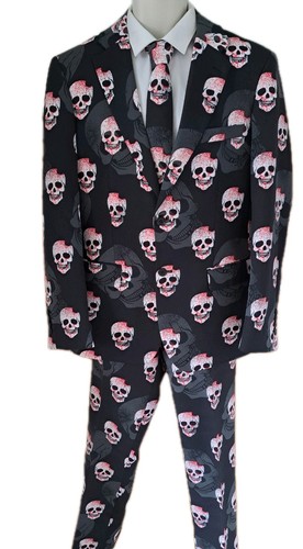 Opposuits mens skulleton blood - mens,