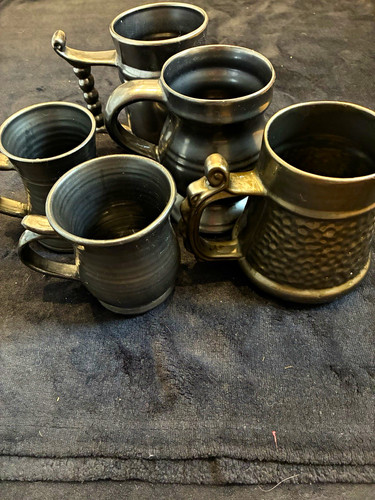 Set prinknash abbey pewter - 5,