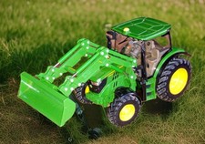 BRITANS ERTL JOHN DEERE 6125R 1:32 TRACTOR - Good Playworn Condition See Photos