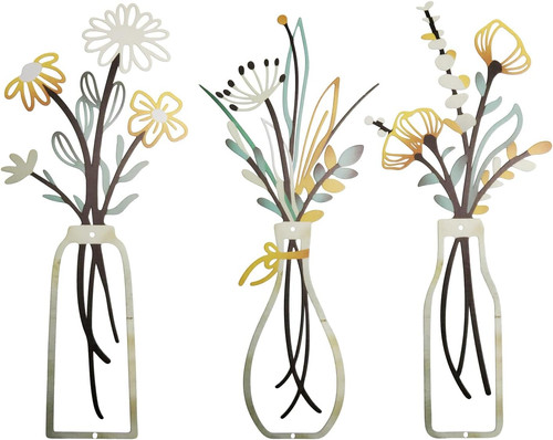 Pcs flower wall art - pcs,