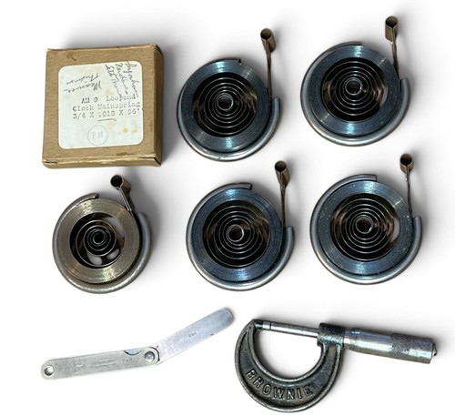 Clock mainsprings 4 x - clock,