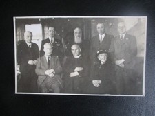Caistor Rural District Council, Lincs, 1939 meeting, Vintage Real photo postcard