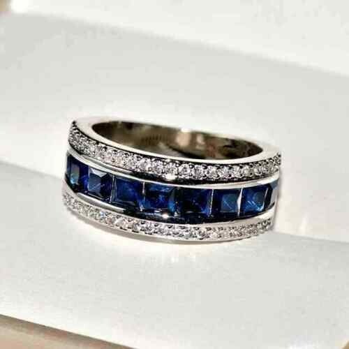 Princess cut blue - 3.20, ct