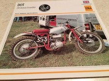Motorcycle Card DOT 250 Demon