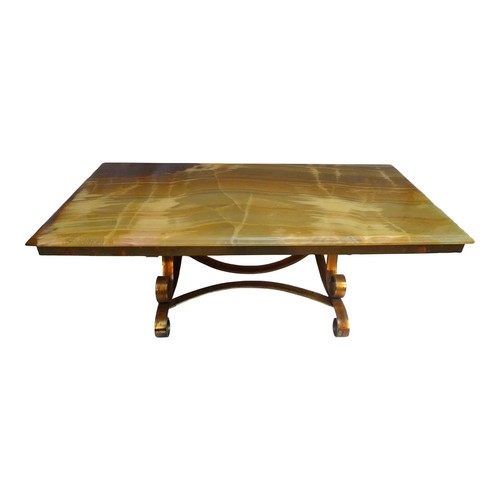 1970s onyx coffee table - 1970s, by