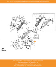 YAMAHA Footrest, 4BH-27451-01