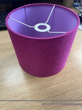 Hot pink linen 20cm drum