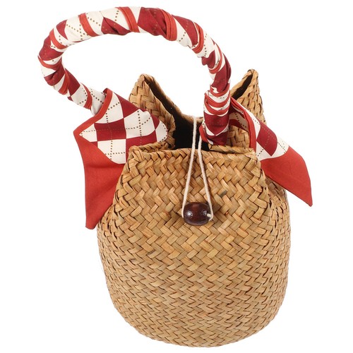 Woven hand bag for shopping - woven,