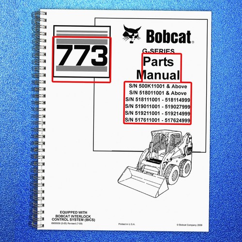 Bobcat 773 series skid steer - g-series,
