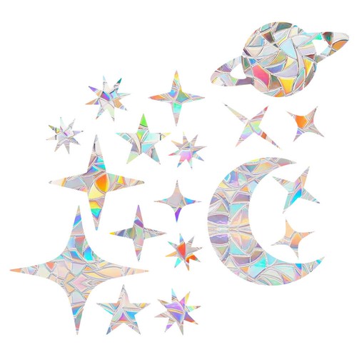 Reusable silver pvc window - silver,