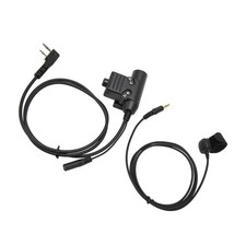 U94 PTT Adapter Push To Talk Button Walkie Talkie Military Headset Connector Rep