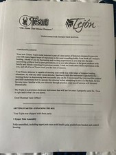 TESORO TEJON METAL DETECTOR MANUAL INSTRUCTIONS NEXT DAY SHIPPING