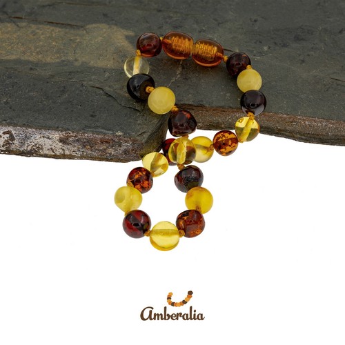 Baltic amber bracelet - baltic, bracelet-