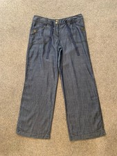 Next Linen Blend Wide Leg