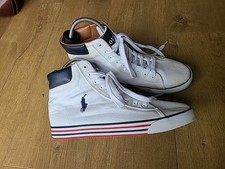 RALPH LAUREN POLO WHITE CANVAS