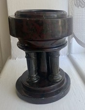 Serpentine Marble Minature Font Antique Victorian From Cornwall