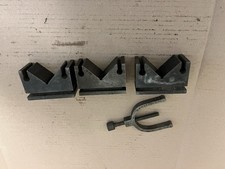 3 x  Vintage Engineers V Blocks  3" by 1-1/2"