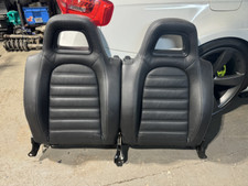VW Scirocco 2.0 TDI CBDB 2010 - Black Leather Rear Seat Backs