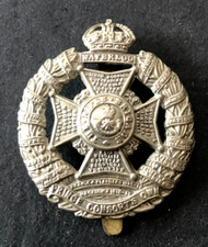 100% Genuine WW2 Rifle Brigade White Metal Cap Badge BIN £8.99