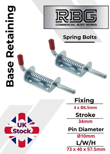 Shoot bolt 34mm spring - 2x,