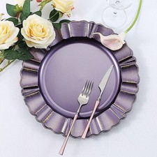 24 PURPLE GOLD 13" Round