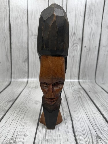 Vintage hand carved wooden - vintage,