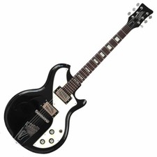 Italia Guitars Mondial Deluxe Blk Electric Guitar
