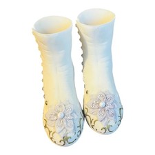 Set of 2 Porcelain Boot
