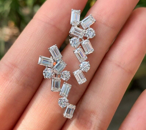 2ct emerald cut lab - 2ct, lab-created