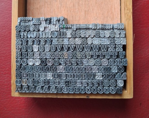 Letterpress type complete - ,