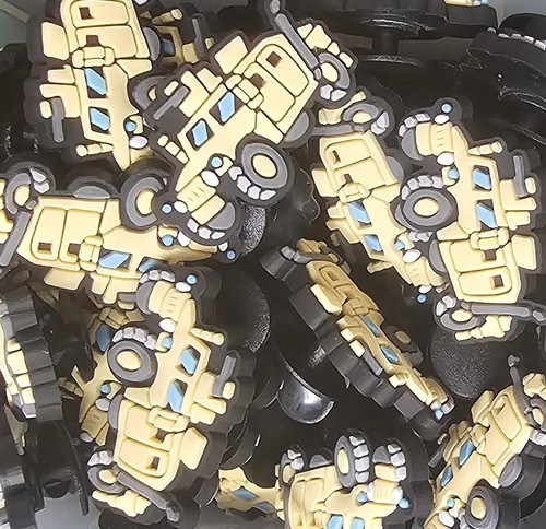 Army humvee shoe charm - army,