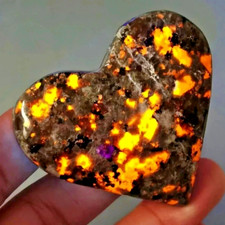 Yooperlite Crystal Heart