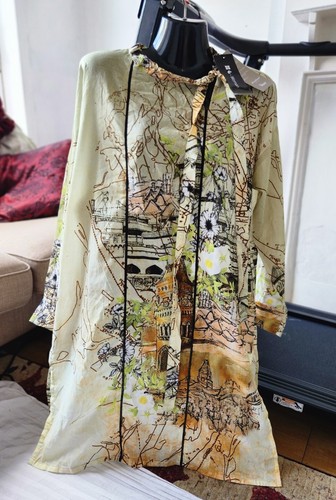 Ladies lawn kurti asian soft - asian, l