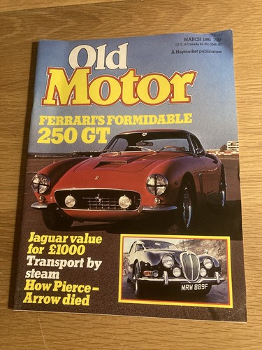 Old motor magazine march - old,