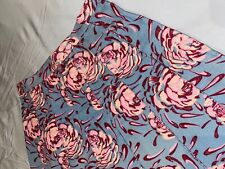 Vintage Liberty Floral Corduroy Ann Louise Roswald Midi Skirt UK 8-10