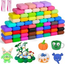 60PCS Air Dry Clay Set with