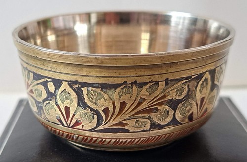 Vintage indian brass bowl - indian,