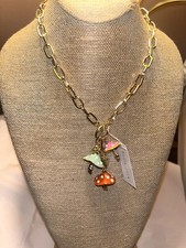 Bella Jack gold mushroom charm