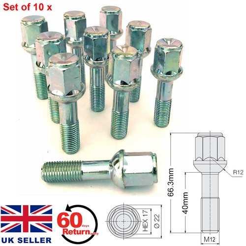 Alloy wheel bolts - 10,