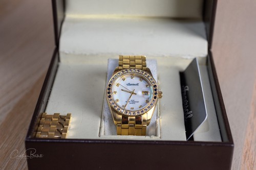 Ingersoll gold tone - ingersoll, quartz