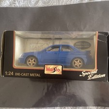 Maisto 1:24 scale Subaru Impreza WRX 2002..Die-Cast Metal Special Edition