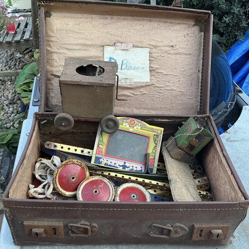Vintage metal construction - metal,
