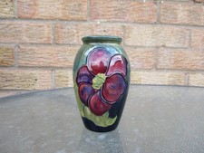 MOORCROFT  CLEMATIS ON GREEN