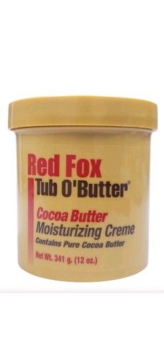 Red fox tub butter - fox, cocoa